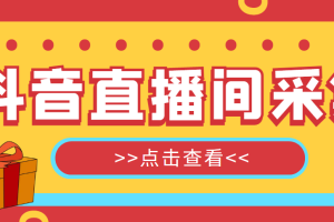 (4856期)【引流必备】外面收费998最新版抖音直播间采集精准获客【永久脚本+教程】