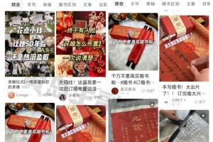#原创                                                                                                 小红书AI订婚书变现副业项目，视频版一条龙（教程+软件）