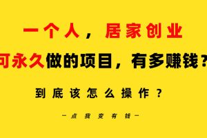 （9141期）一个人，居家创业：B站每天10分钟，单账号日引创业粉100+，月稳定变现5W…