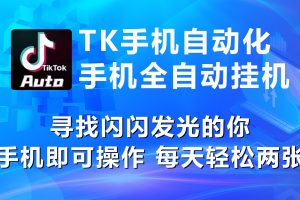 (10815期)海外抖音TK手机自动挂机,每天轻松搞2张