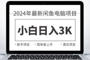 （10846期）2024最新闲鱼卖电脑项目，新手小白日入3K+，最真实的项目教学