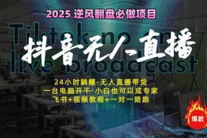 （14539期）抖音无人直播新风口：轻松实现睡后收入，一人管理多设备，24小时不间断…