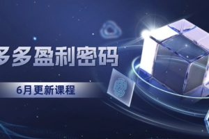 （15005期）拼多多盈利密码：从烧钱推广到印钞模型，底层逻辑重构指南（6月更新）