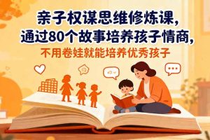 （16455期）亲子权谋思维修炼课，通过80个故事培养孩子情商,不用卷娃就能培养优秀孩子