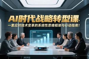 （16990期）AI时代战略转型课：一套应对技术变革的系统性思维框架与行动指南！