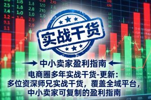 （17892期）电商圈多年实战干货-更新4月：多位资深师兄实战干货，覆盖全域平台，中小卖家可复制的盈利指南