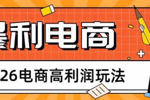 （17963期）2026电商高利润玩法，长期稳定可做，利润高，需求大，日赚500