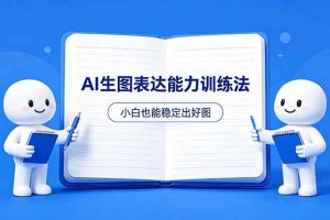 （18377期）AI生图不是做漂亮图，而是表达能力。这套方法让小白也能稳定出好图
