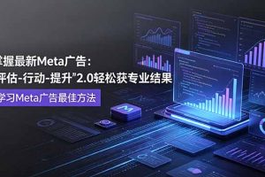 （18972期）掌握最新的Meta广告，通过“评估-行动-提升”2.0版本轻松获得专业级结果。学习目前学习Meta广告的最佳方法