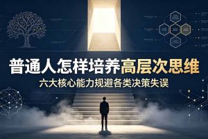 （19479期）付费文章：普通人怎样培养高层次思维，六大核心能力规避各类决策失误