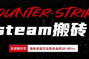 (20275期)Steam搬砖,每轮收益为本金的20-80%,平均每天仅需半小时,新人轻松上手