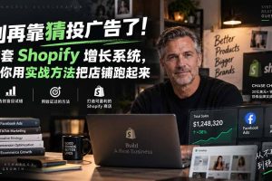 （20367期）别再靠猜投广告了！这套 Shopify 增长系统，教你用实战方法把店铺跑起来【原创双语字幕】