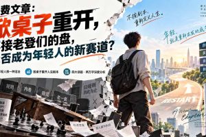 （20557期）付费文章：掀桌子重开，不接老登们的盘，能否成为年轻人的新赛道？
