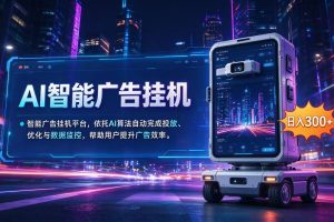 (20936期)AI 智能广告挂机|AI 自动运行,轻松托管广告任务